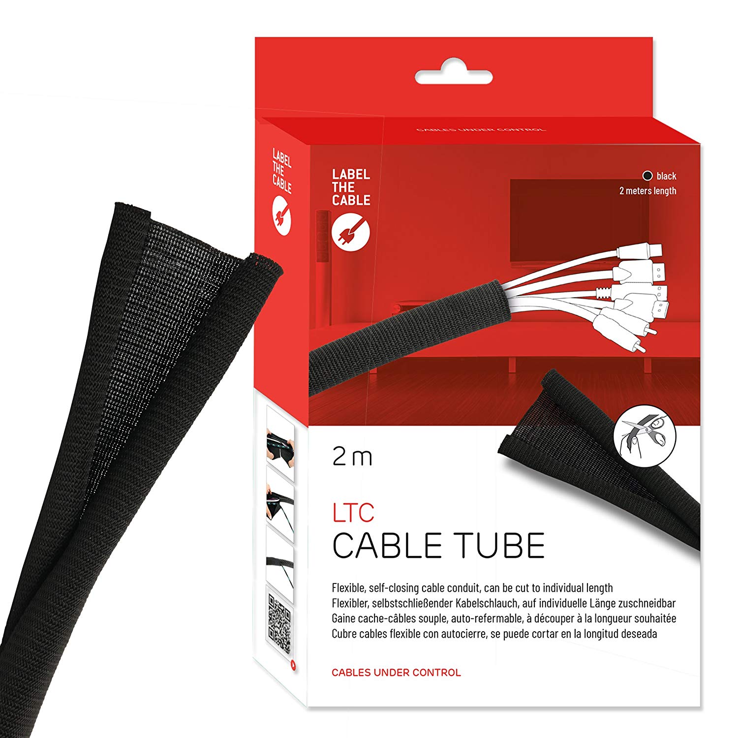 LTC Cable Tube packshot black